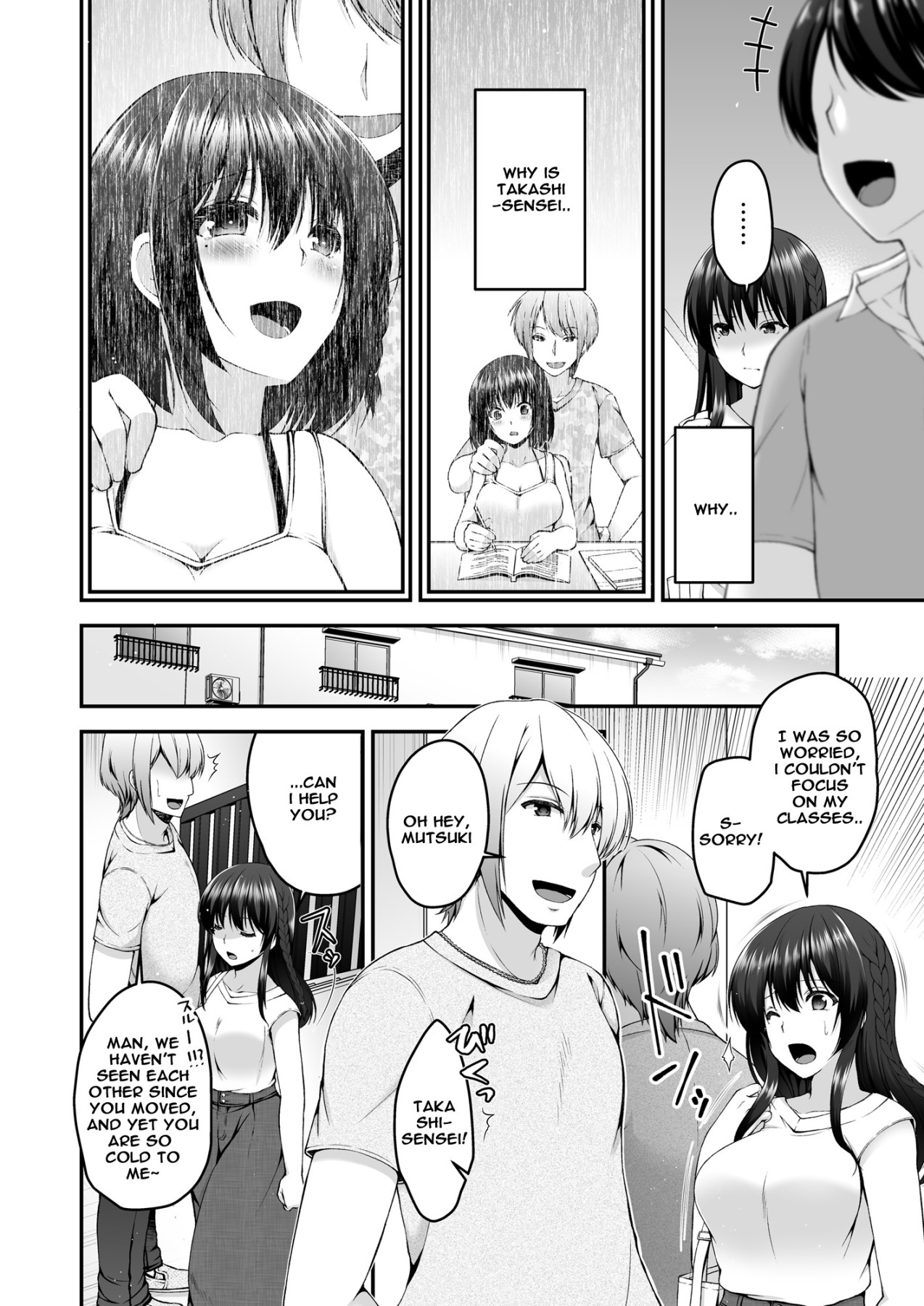 Hentai Manga Comic-I Can Hear My Girlfriend's Voice In The Other Room As She Cries Out From Doing NTR With Her Old Boyfriend-Read-5